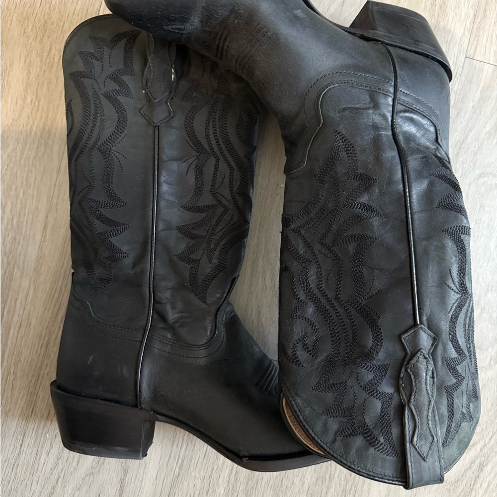 Shyanne Tan Leather Western Boots